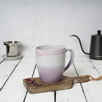 A Bosmarlin mug in a reactive glaze