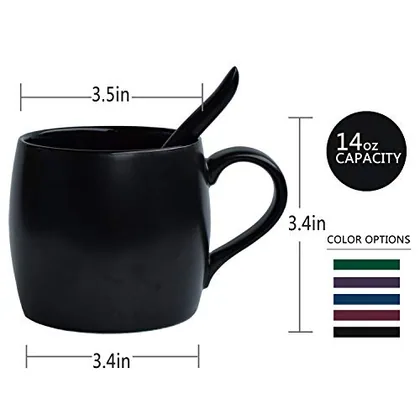 A Bosmarlin mug in a reactive glaze