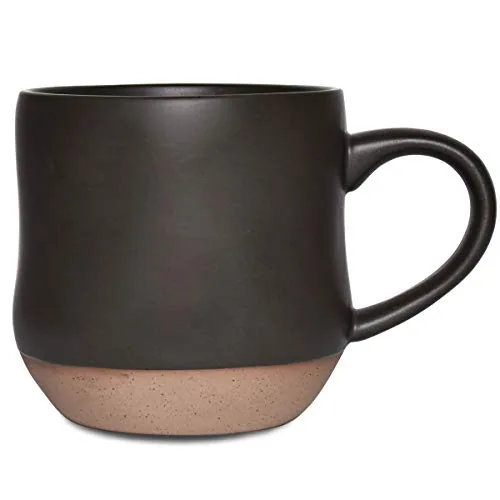 Speckled Coffee Mug, 17 oz, Black