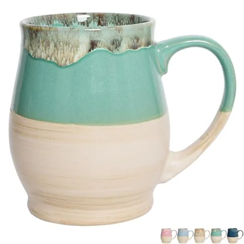 Reactive Oversized Mug, 25 oz, Green