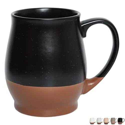 Reactive Oversized Mug, 24 oz, Black