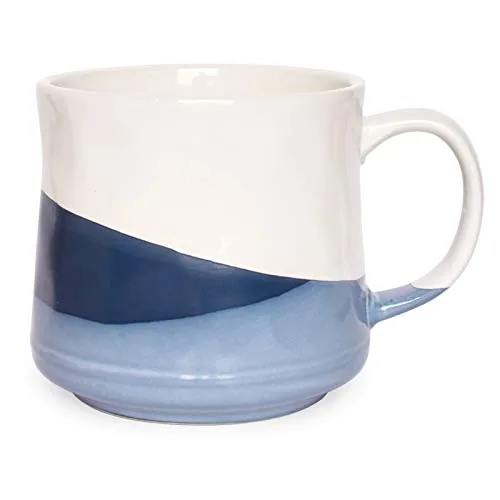 Reactive Big-Handle Mug, 21 oz, Blue