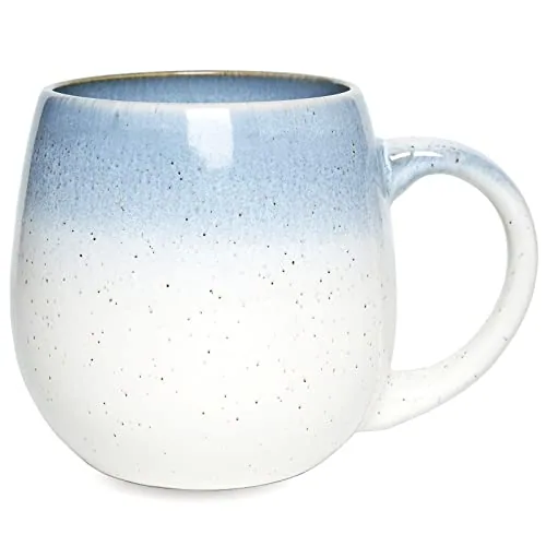 Reactive Big-Handle Mug, 21 oz, Blue