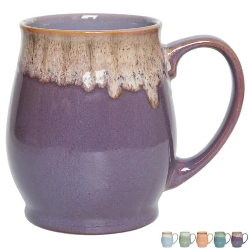Reactive Oversized Mug, 24 oz, Deep Purple