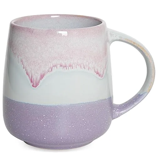 Reactive Oversized Mug, 23 oz, Purple