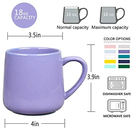A Bosmarlin mug in a reactive glaze
